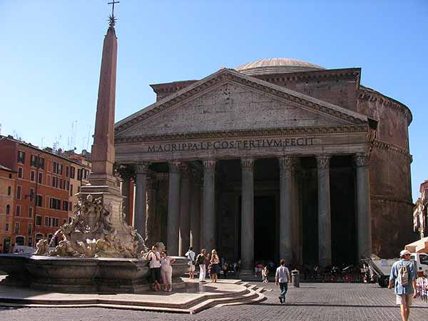 פנתאון המבנה הכי עתיק ברומא