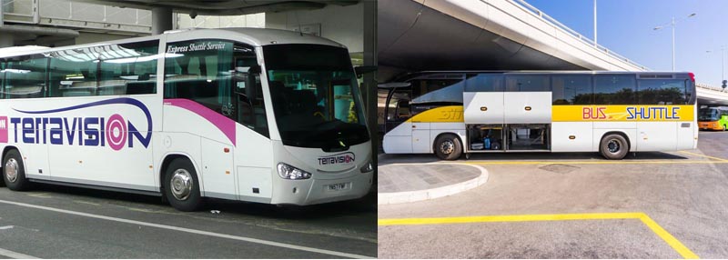 Terriavision - SIT - שאטל אוטובוס משדה התעופה ברומא למרכז העיר