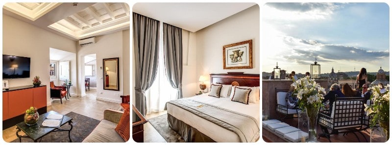 מלון יוקרתי בפיאצה נבונה איטצ' בורומיני מהמלונות והדירות המומלצים למשפחות ברומא